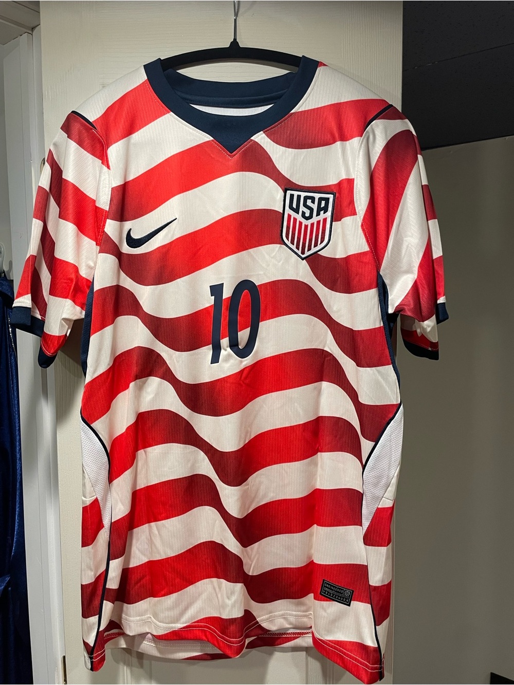 Nike USMNT Christian Pulisic #10 2022 World Cup Jersey Men’s Large NWT